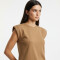 Remera Alisma Beige Oscuro