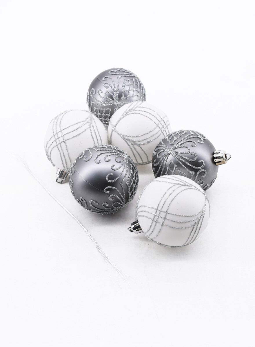 CHIRIMBOLO SET 6 PCS - GRIS CLARO 