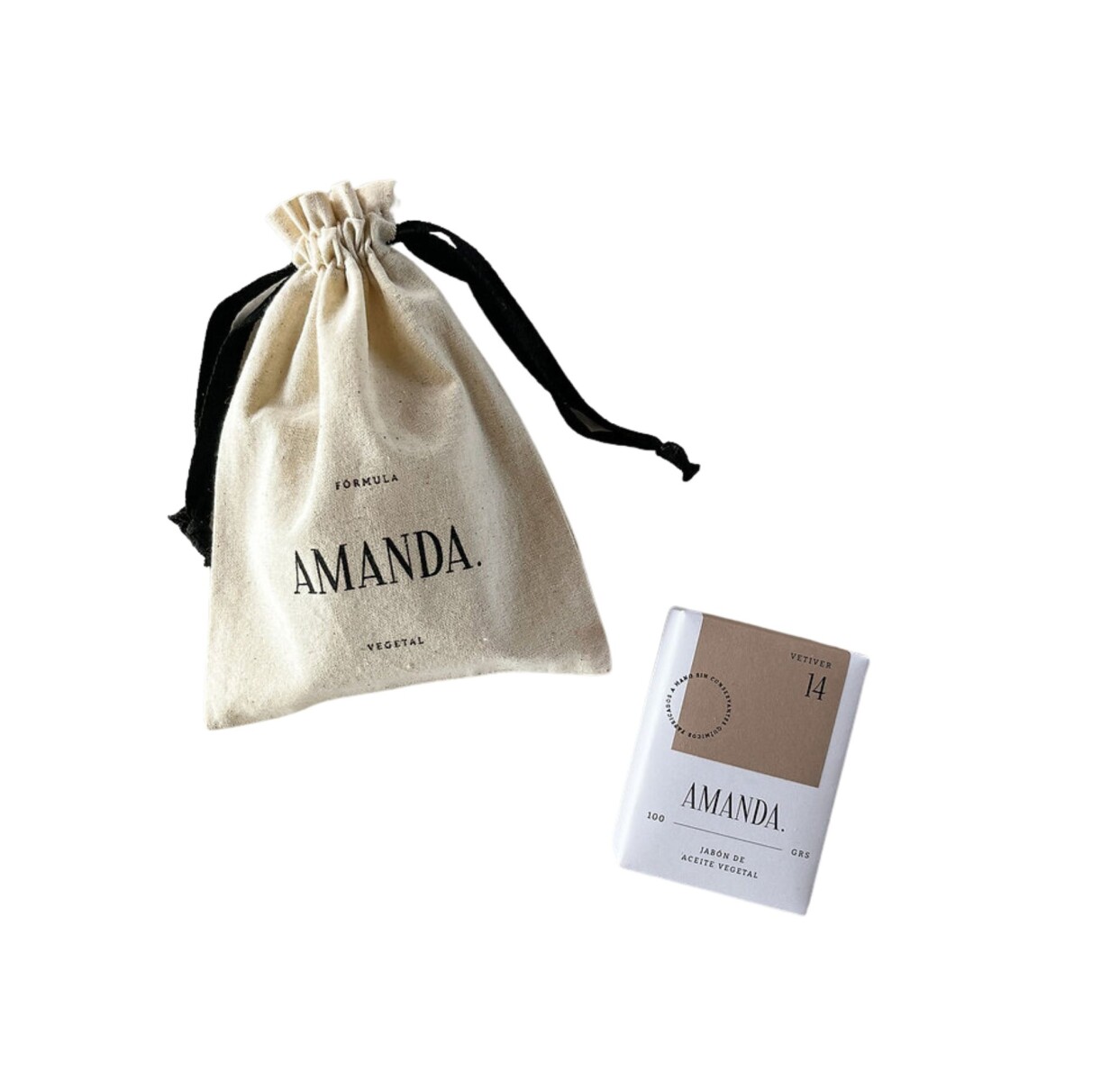 Jabón Con Bolsa Amanda 