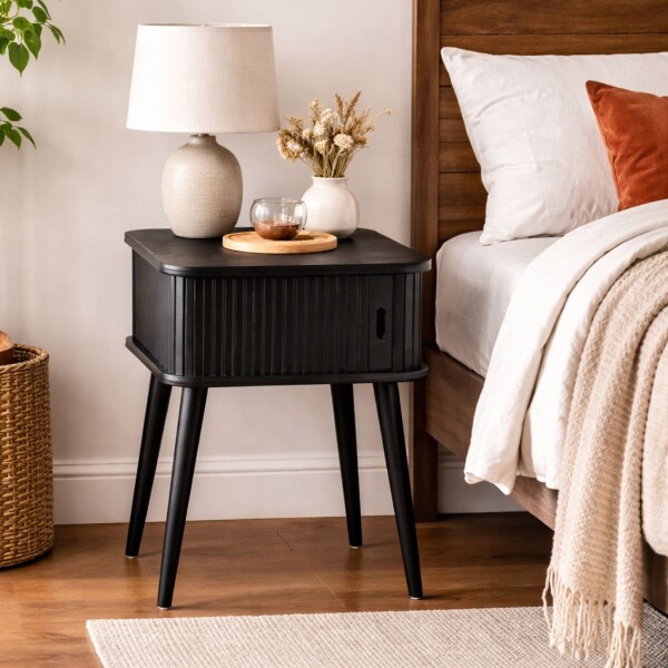 Mesa auxiliar BARBIER NEGRO - -