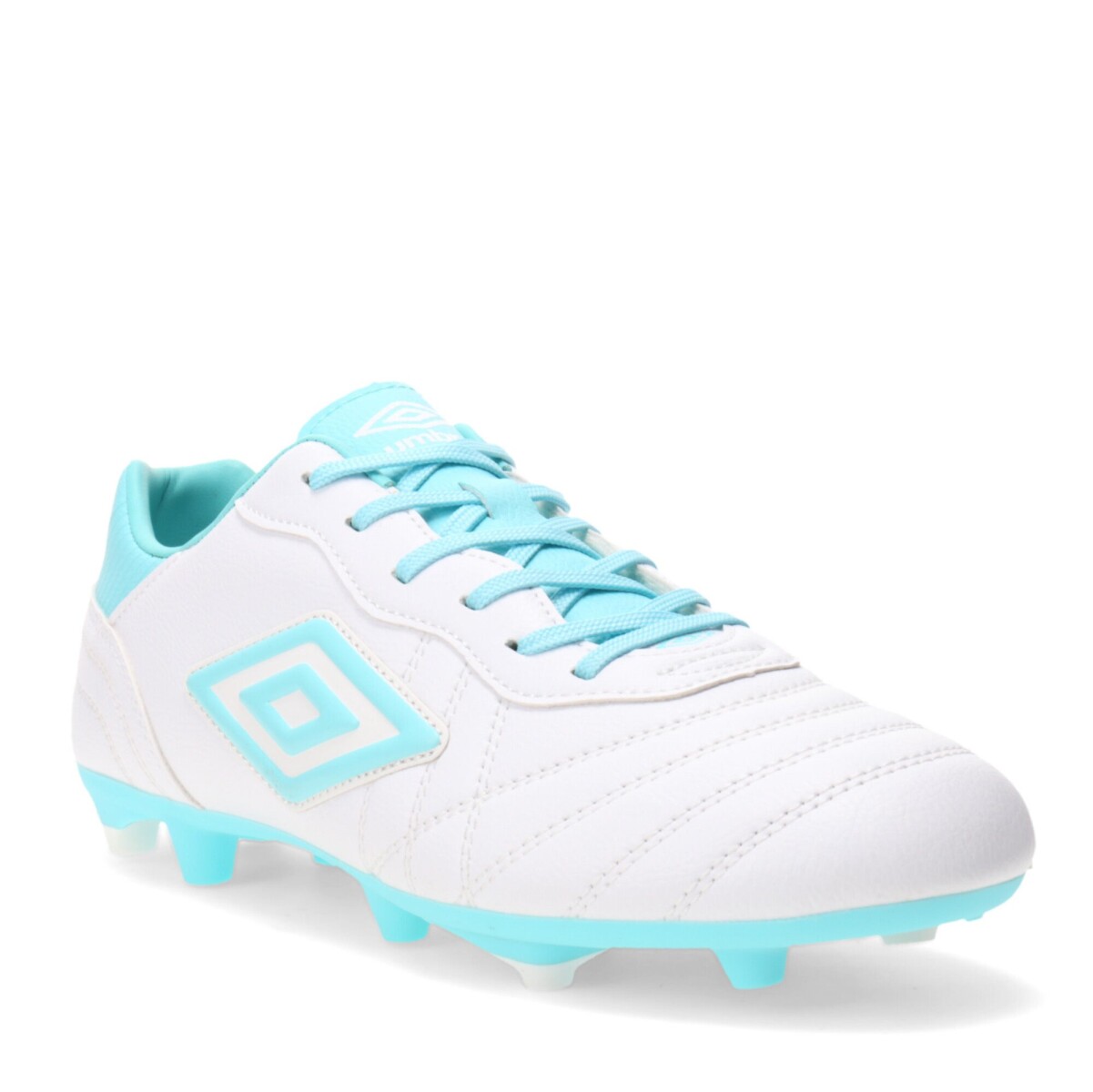 Championes de Fútbol 11 Hombre Umbro Touch FG - Blanco - Celeste 