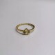 Anillo Flor al centro. Oro 10kt Anillo Flor al centro. Oro 10kt
