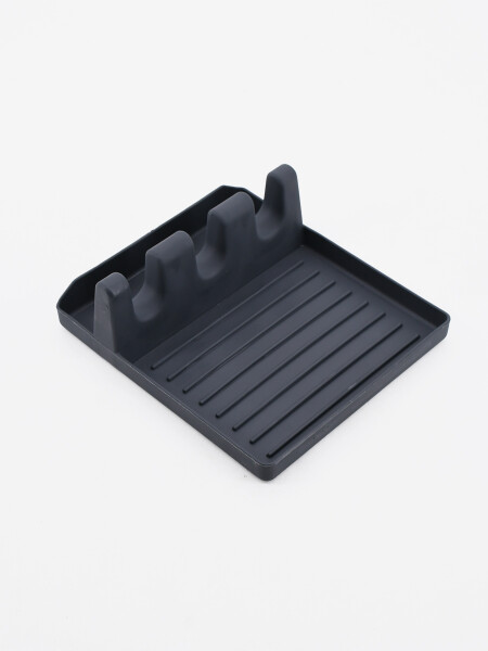 SOPORTE SILICONA CUCHARAS GRIS