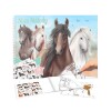 Libro para colorear con 116 stickers Glitter - Miss Melody Libro para colorear con 116 stickers Glitter - Miss Melody