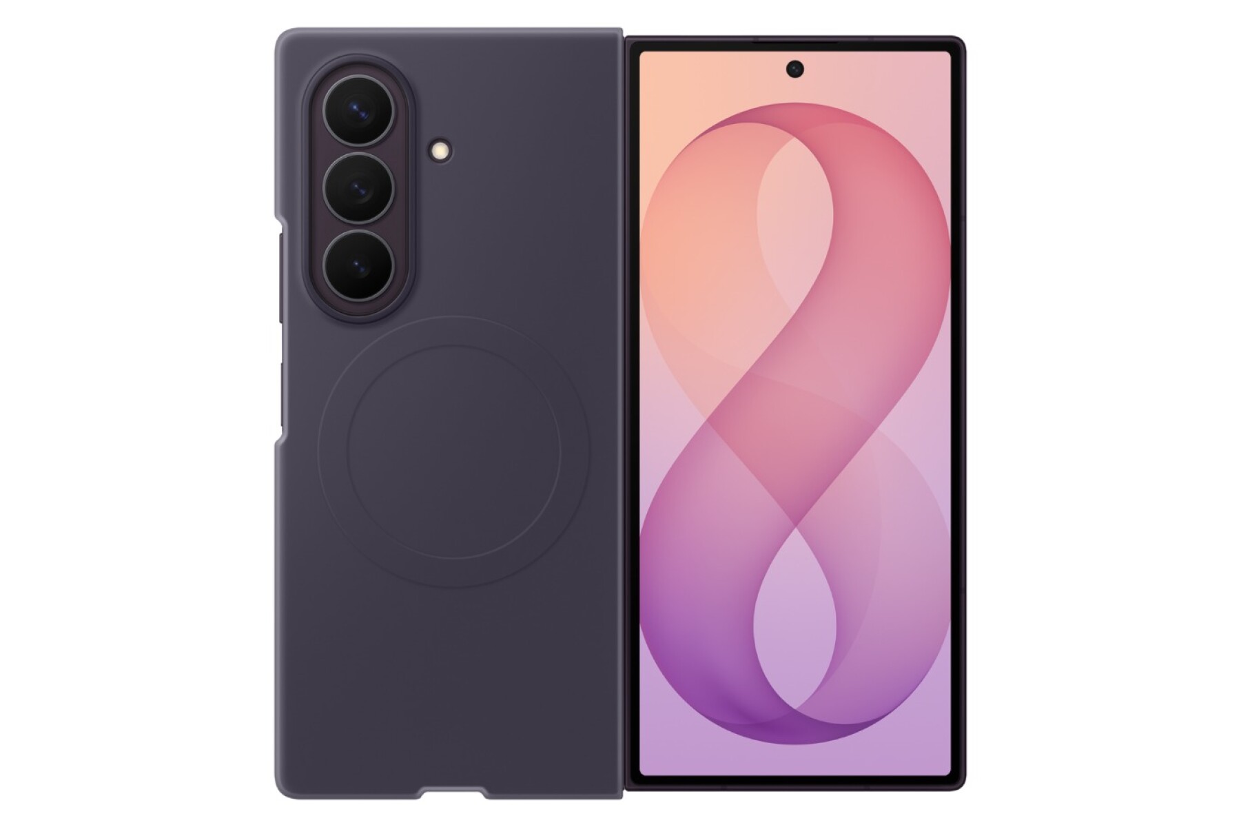 Galaxy Z Fold8 Ultra Silicone Case - Violet Shadow 
