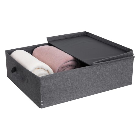CAJA ORG C/TAPA POLIESTER GRIS UNDERBED