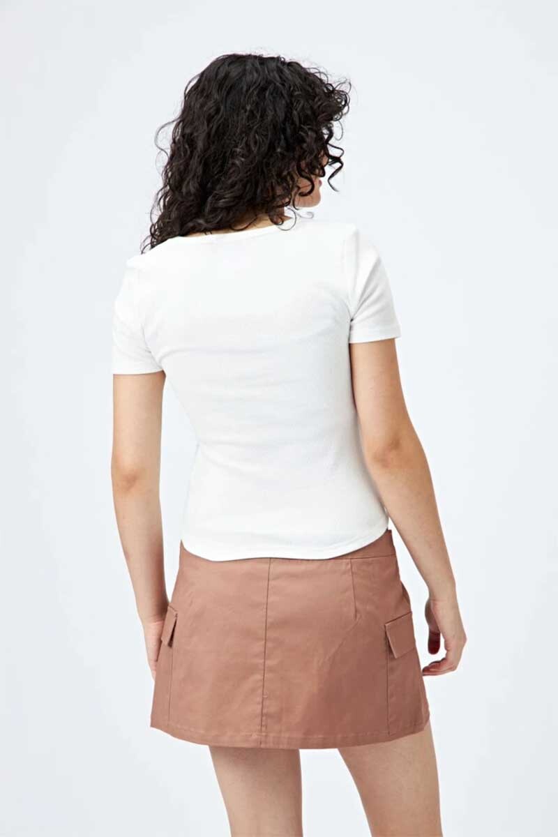 REMERA PIECE OF CAKE MONIMA Blanco