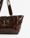 City Cartera Baguette Chocolate - Marron Chocolate