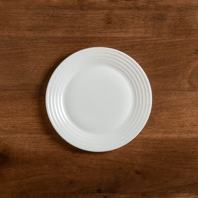 PLATO LLANO HARENA 25CM Blanco