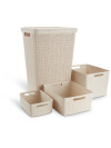 Cesta para ropa JUTE A42xL34xA60cm 58L Cesta para ropa JUTE A42xL34xA60cm 58L