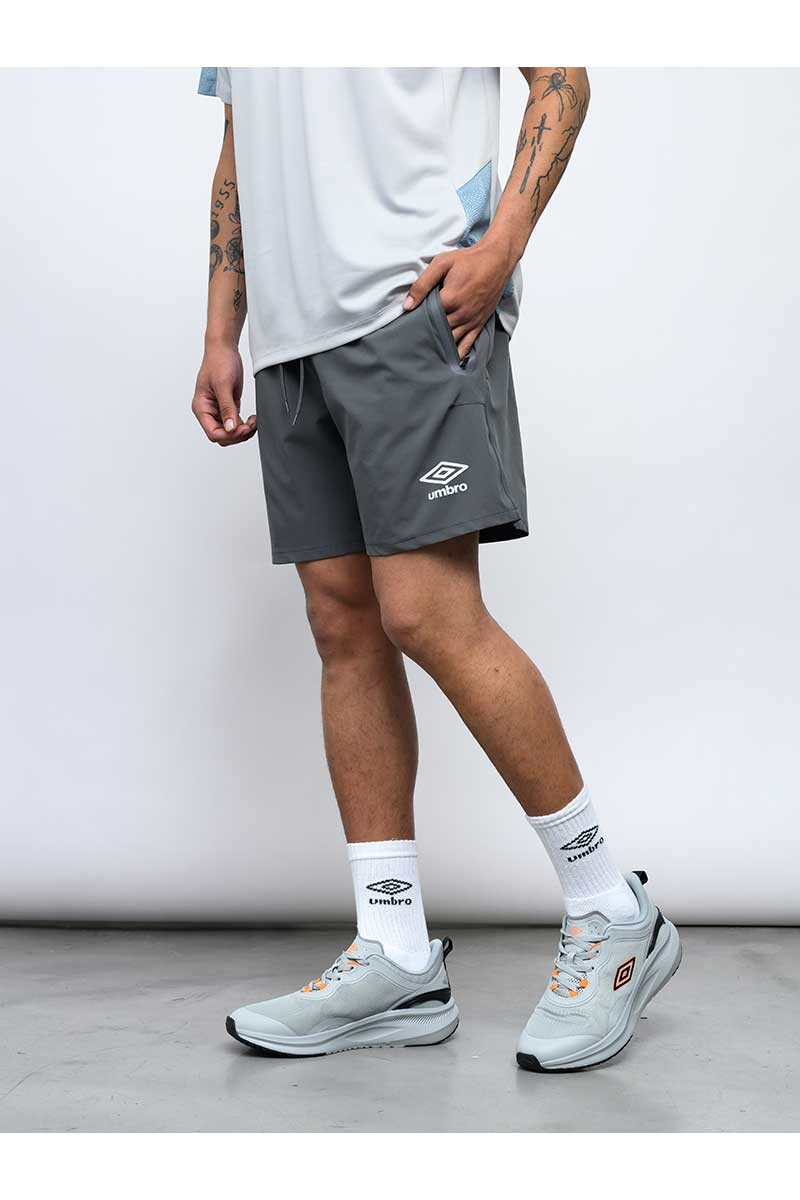 SHORT UMBRO PRO RUN Gris-oscuro