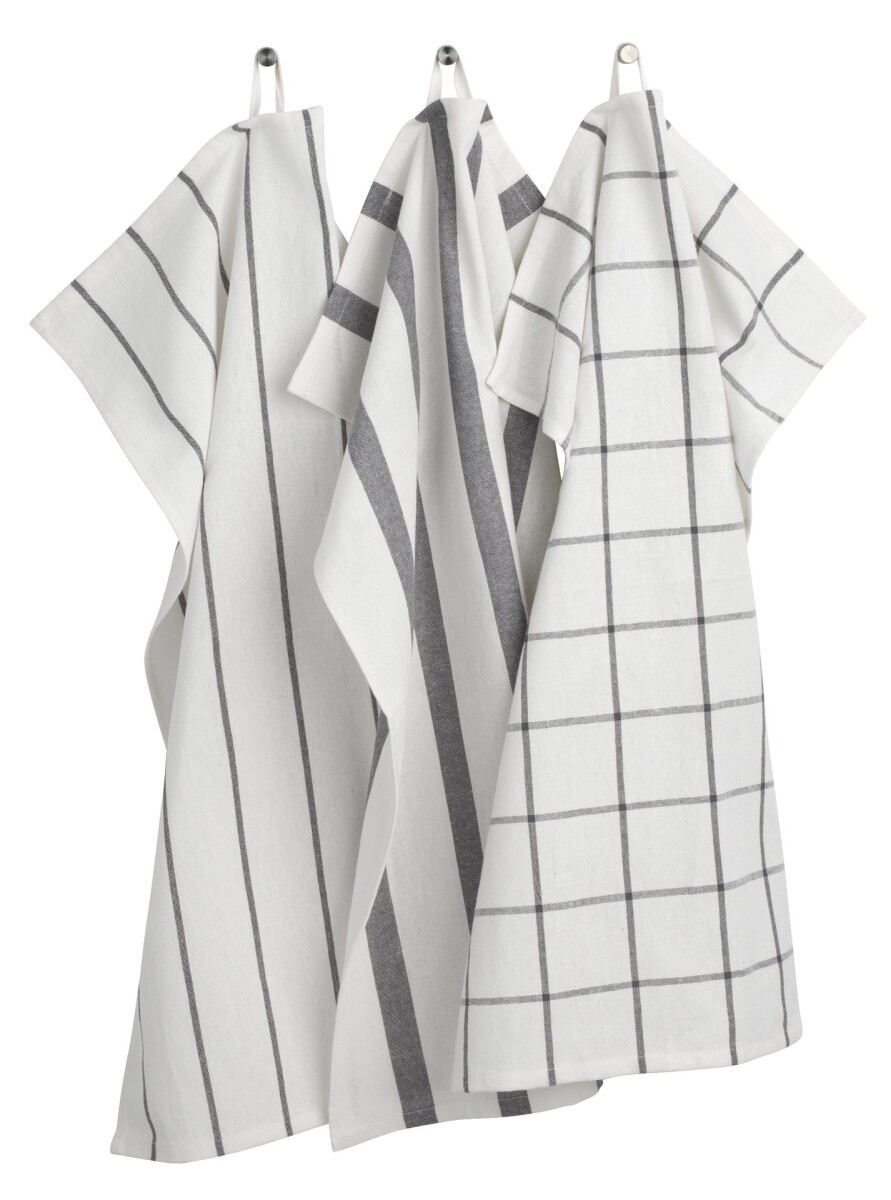 Repasador FLEKKMURE 50x70 3uds - Blanco/gris 