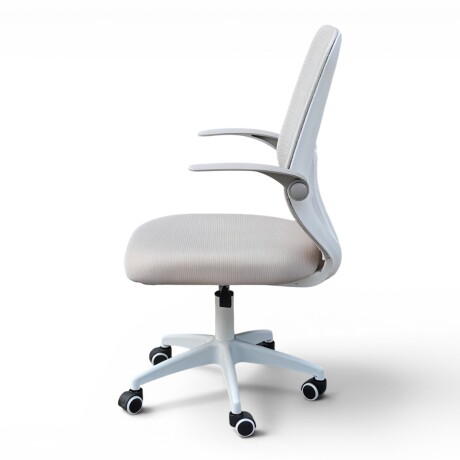 SILLA OFICINA ERGONÓMICA GIRATORIA REGULABLE CON RUEDAS GRIS