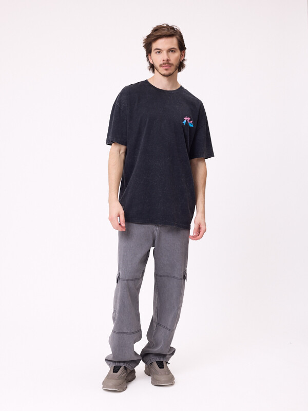 T-SHIRT NYCHUM RUSTY Negro