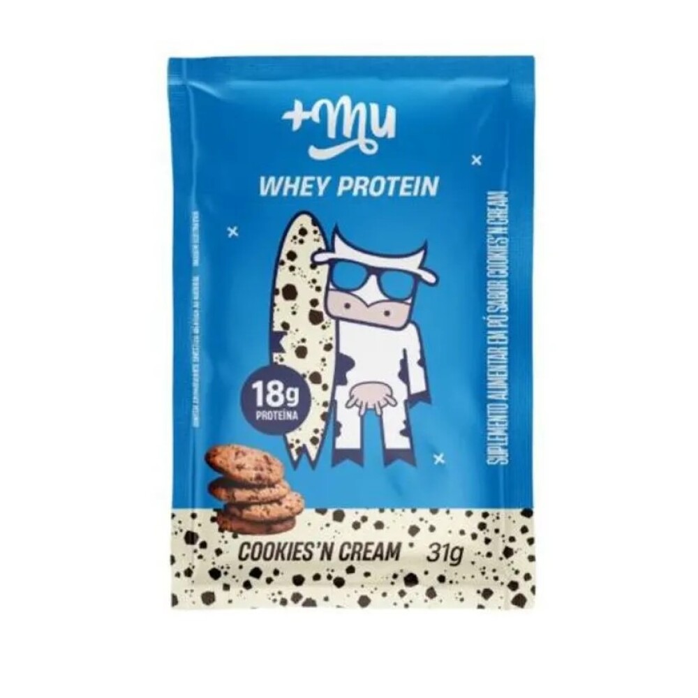 MAIS MU WHEY PROTEIN SACHET COOKIES 35G única