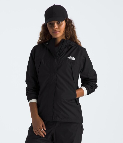 Campera Impermeable Antora mujer Tnf Black