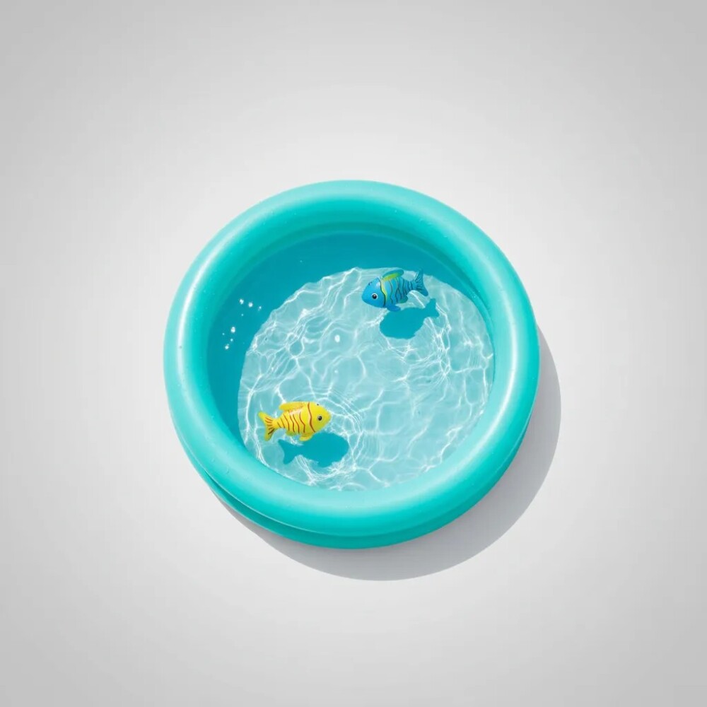 Piscina 2 Aros Para Bebé Funclub verde