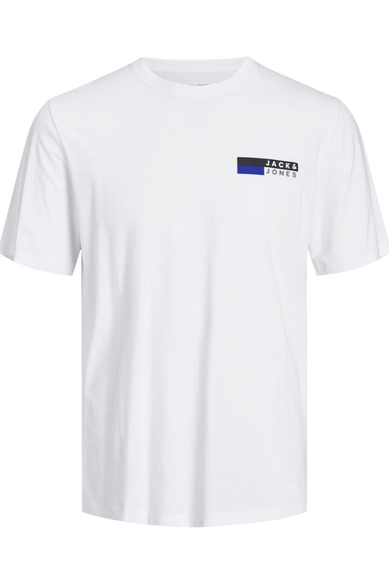 Polera Corp-logo Estampado White