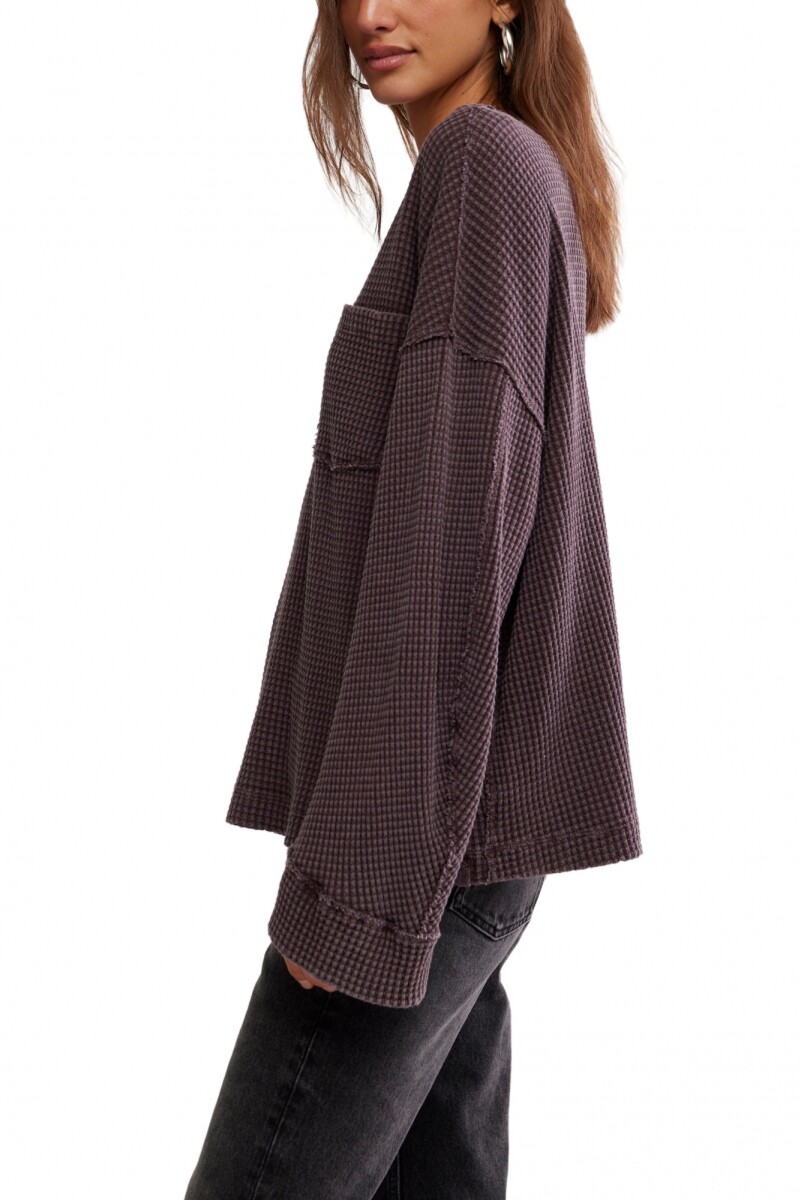 CAMISETA POCKET Violeta