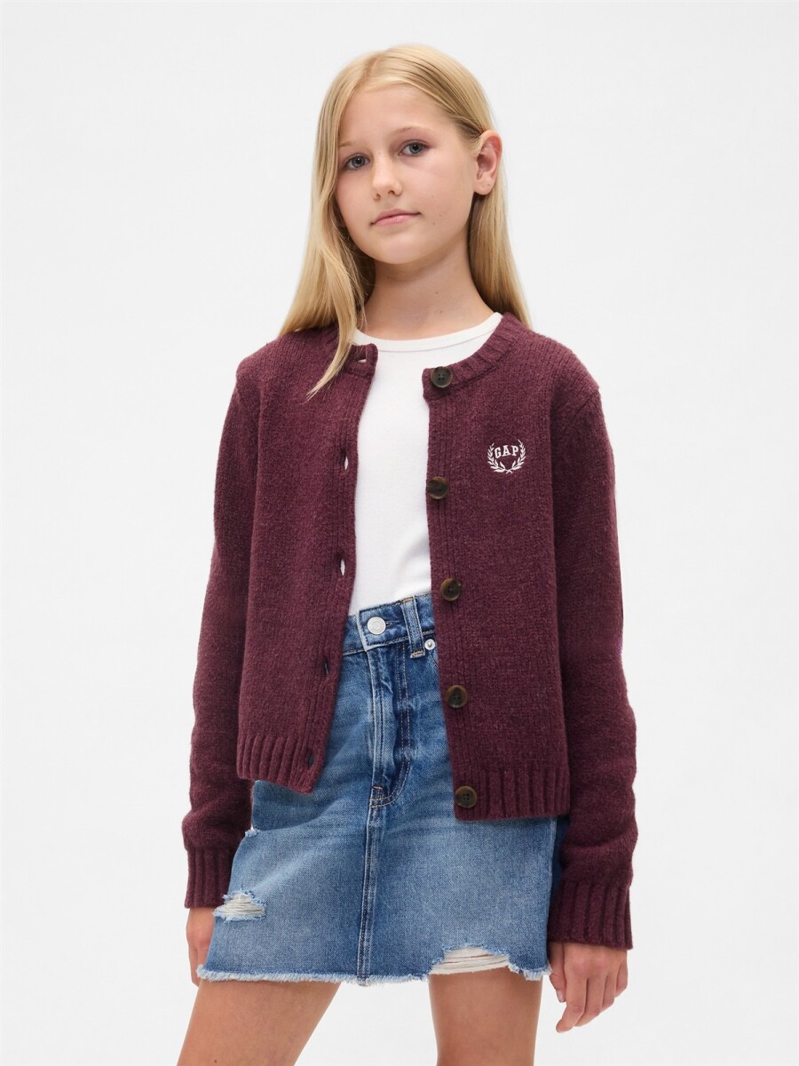 Saco Logo Gap Niña - Tuscan Red 