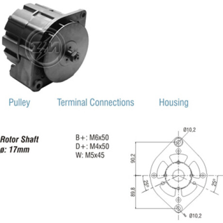 ALTERNADOR SCANIA 24V DN11 DS11 DSC11 DS DSC14 T112-45A=ALT.SCANIA24 ZM ALTERNADOR SCANIA 24V DN11 DS11 DSC11 DS DSC14 T112-45A=ALT.SCANIA24 ZM