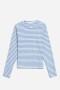 Remera cuello a la base AZUL