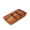 Copetinero Rectangular Madera de Acacia 3 Divisiones 25x14x2cm Copetinero Rectangular Madera de Acacia 3 Divisiones 25x14x2cm