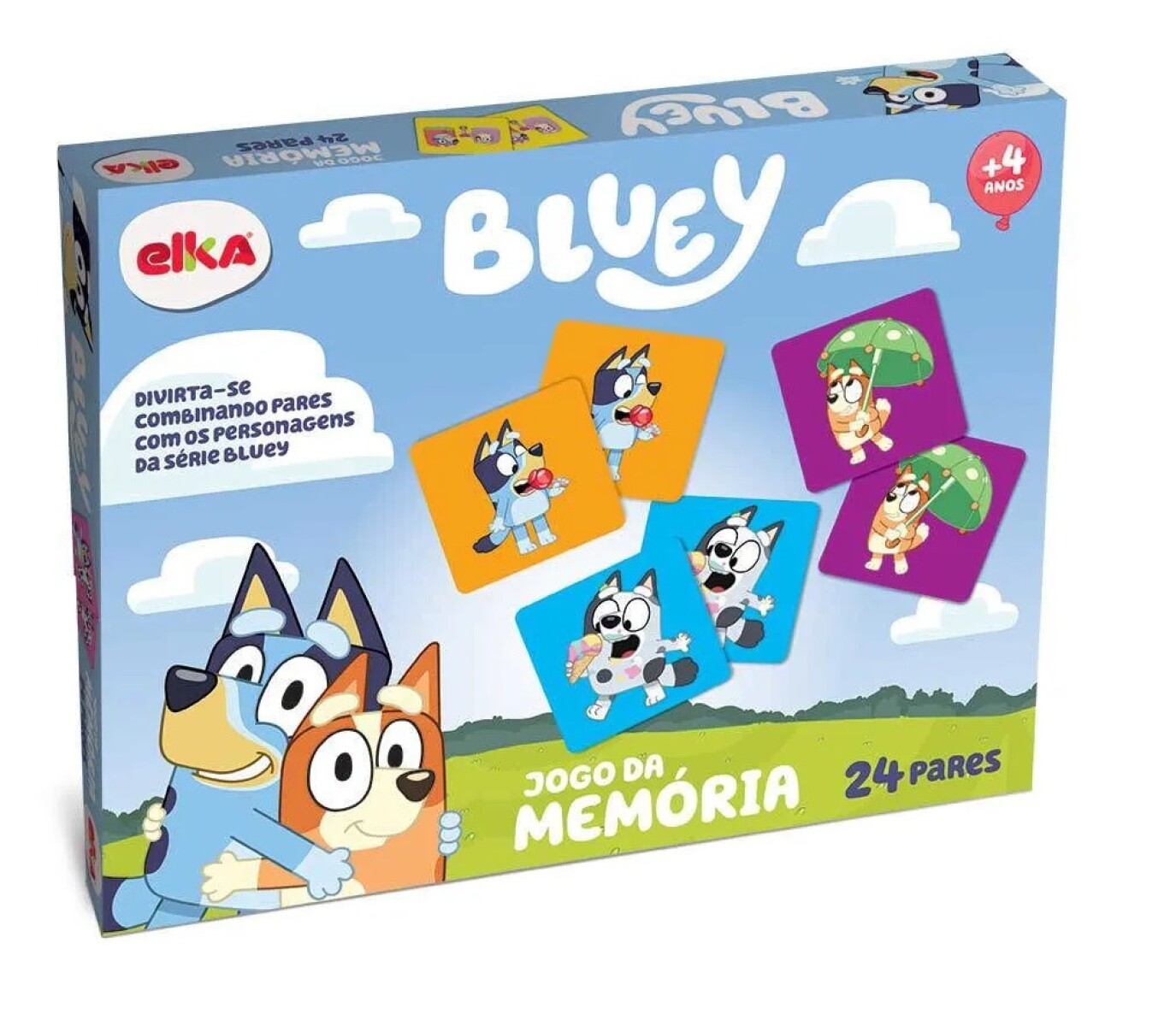 Juego de Memoria Bluey 24 Cartas 