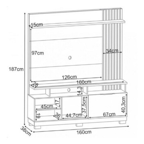 MODULAR ARTHEO CINAMOMO OFF WHITE MODULAR ARTHEO CINAMOMO OFF WHITE