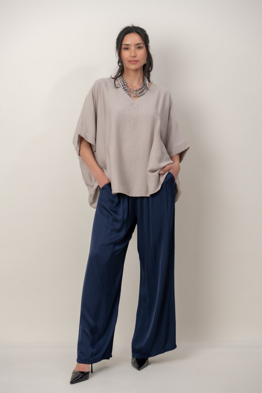 BLUSA EDEN Visón
