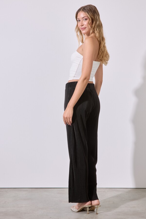 Pantalon Plisado NEGRO