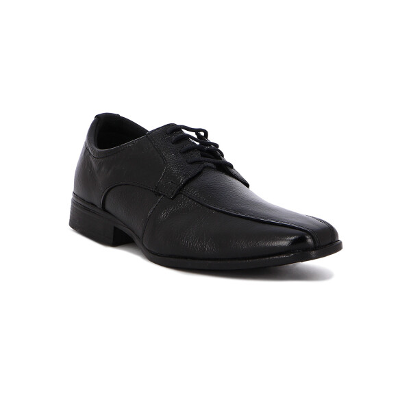 Country Zapato Hombre Acordonado Negro