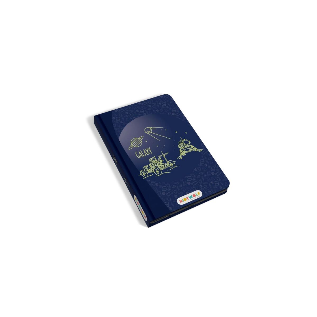 Mini Pizarra Led con libro y actividades - Galaxy 