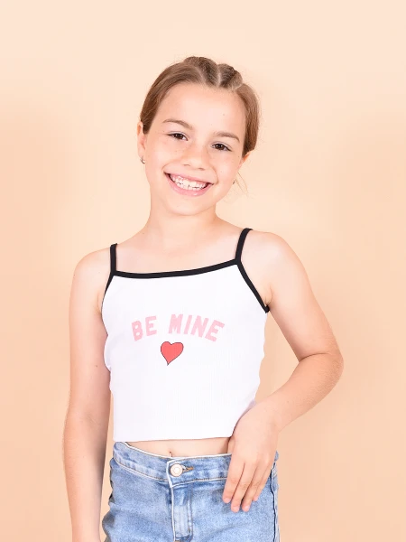MUSCULOSA GO GIRL BLANCO