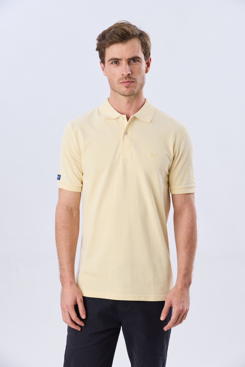 REMERA POLO LISA PIQUÉ Amarillo