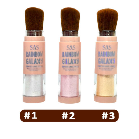 SAS Polvos brillantes sueltos + brocha Sas Polvos Brillantes Sueltos + Brocha