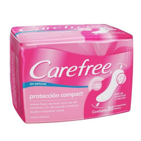 PROTECTORES DIARIOS CAREFREE COMPACT S/PERFUME X20 PROTECTORES DIARIOS CAREFREE COMPACT S/PERFUME X20