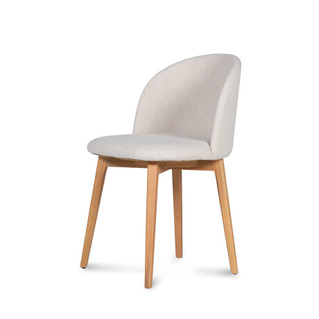 Silla Nina - Freijo - Tela Rústica 1906 (Beige)