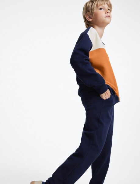 CONJUNTO INFANTIL CON ESTAMPA AZUL