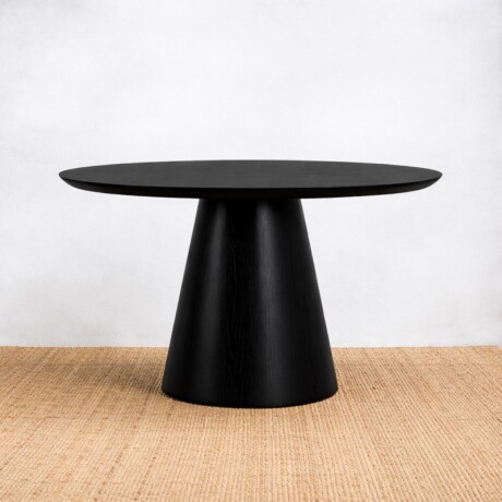 Mesa De Comedor Cone Negro 136 Cm U