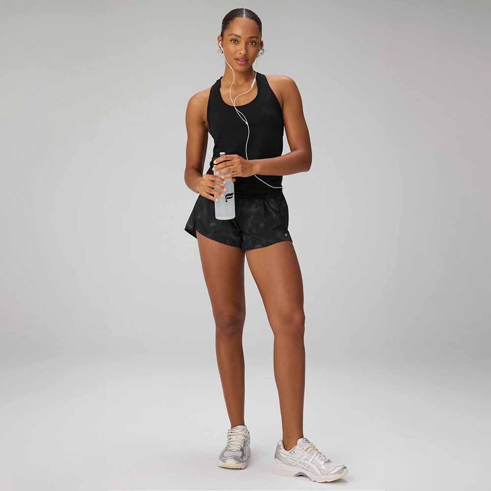 Top Feather Tech+ Racerback Mujer Black