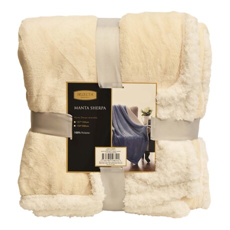 Coperta Ponderata Eazfy In Flanella Sherpa - Bianco Crema Per Relax E Sonno - Foto 3