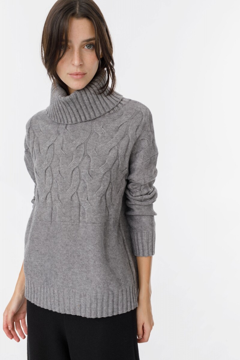 Sweater Poleron Pampa Gris