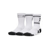 Medias UA Perf Tech Nov 3pk Crw Hombre 6015141-100 Blanco