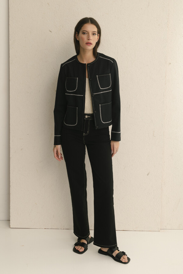 CHAQUETA COCO NEGRO