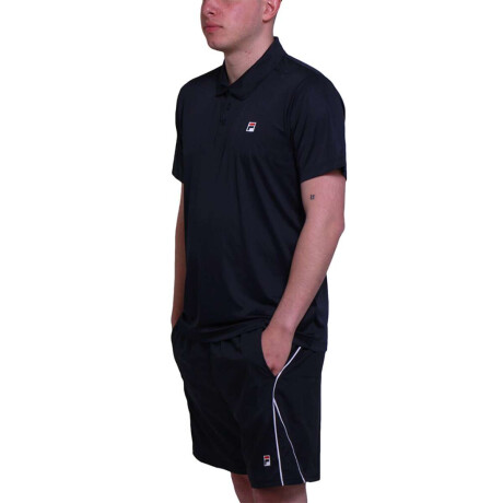 Fila Remera Polo Player F-Box Ii Hombre Negro
