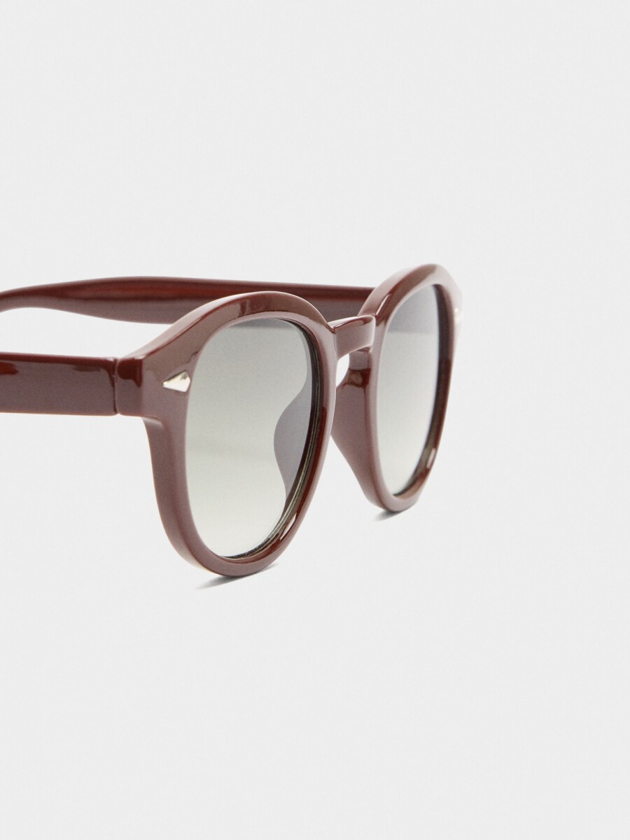 Gafas De Sol Redondas marron