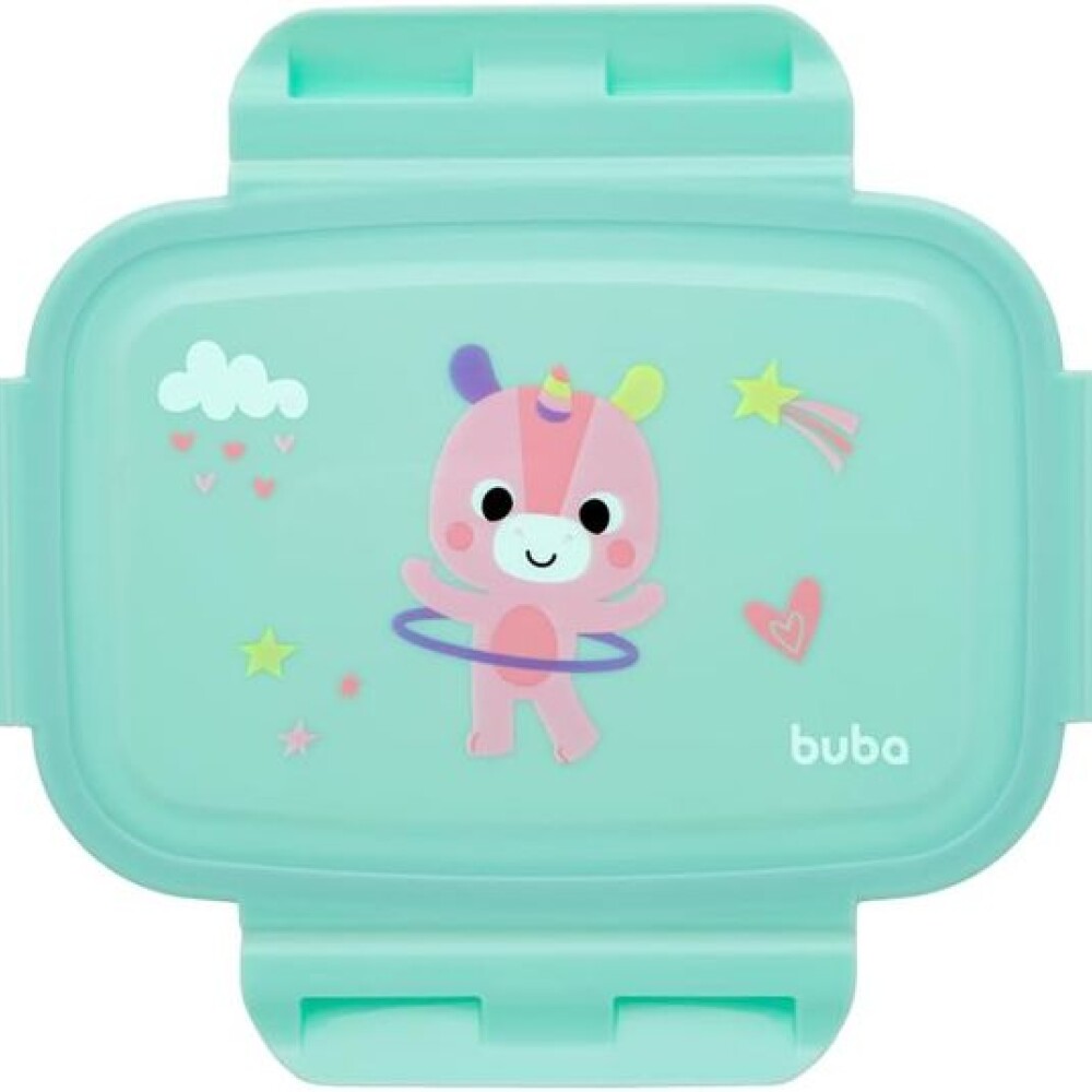 Lunchera bento box BUBAZOO unicornio