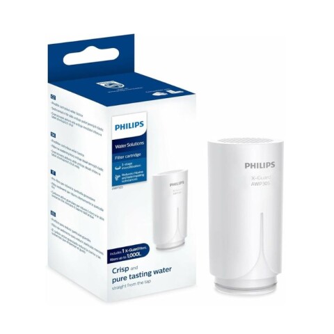 FILTRO PHILIPS X-GUARD – AGUA PURA DEL GRIFO, 1000L Blanco