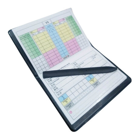 Set 2 Tarjetas Árbitro Referee Fútbol+ Libreta+ Lápiz Set 2 Tarjetas Árbitro Referee Fútbol+ Libreta+ Lápiz